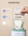 Momcozy Breastmilk Storage Bags, No Leak Easy Seal Disposable Freezer Safe with Measurement Markings, 180 ml - Pack of 50
