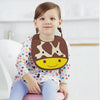 Skip Hop Zoo Fold & Go Silicone Bib - Giraffe