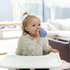 EzPz Mini Cup + Straw Training System for Toddlers - Indigo - Dezine Kids