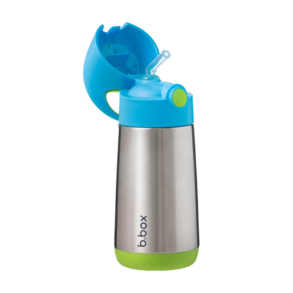 B.Box Insulated Drink Bottle Sipper 350 ml - Ocean Breeze Blue Green