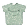 Beaba 2 in 1 Waterproof Bib with Detachable Sleeves, Foldable Food Catcher Pocket - Sage Green
