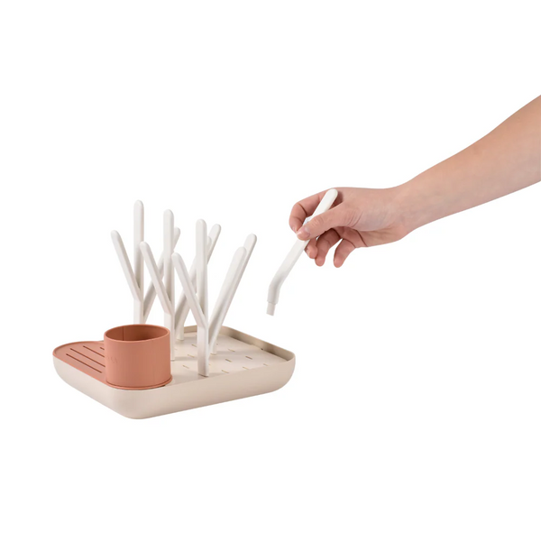Beaba Forest Bottle Drying Rack - Terracotta/Clay