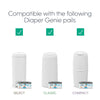 Diaper Genie Square Refills Holds Upto 270 Newborn Sized Diapers