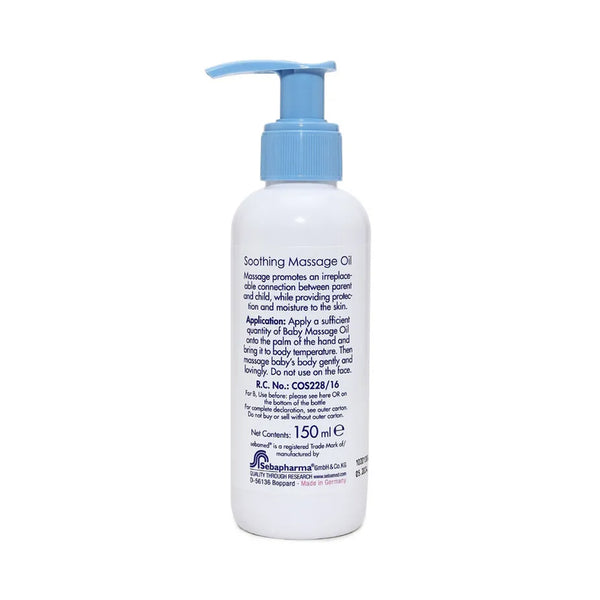 Sebamed Soothing Baby Massage Oil 95% Natural Soya Oil - 150ml