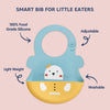 Hopop Easy Clean Crumb Catcher Silicone Bib - Dezine Kids