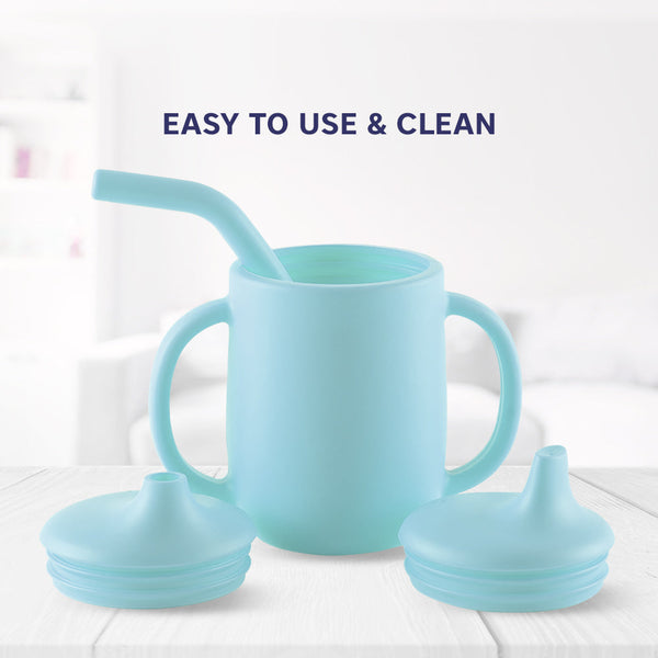 Hopop 3-in-1 Sipper Cup with Spout & Straw – 210 ml - Dezine Kids