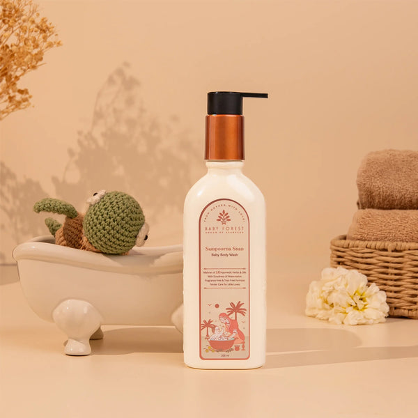 Baby Forest Sampoorna Snan Baby Body Wash With Aloe Vera & Chamomile - 200 ml