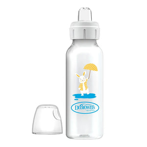 Dr.Browns Milestones Narrow Sippy Bottle (6m+) 8oz/250 ml - Bunny