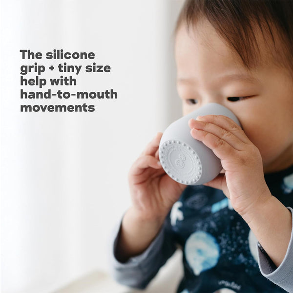 EzPz Tiny Cup for Babies/Infants - Grey