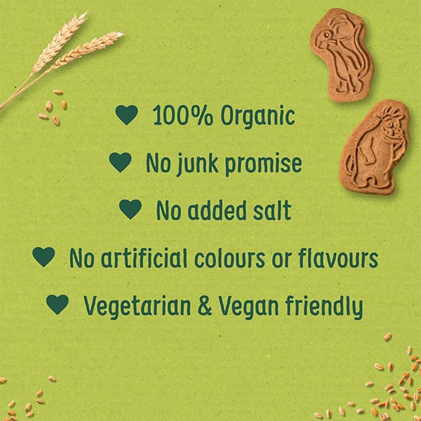 Organix Cocoa & Vanilla Gruffalo Biscuits For Babies, 12+Months - 100 gm - Dezine Kids