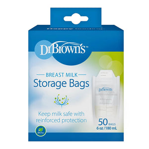 Dr.Browns Breastmilk Storage Bag 180ml - Pack of 50