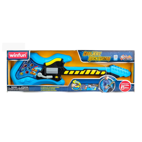 Winfun Cool Kids Rock GuitarInteractive Musical Toy with Whammy Bar