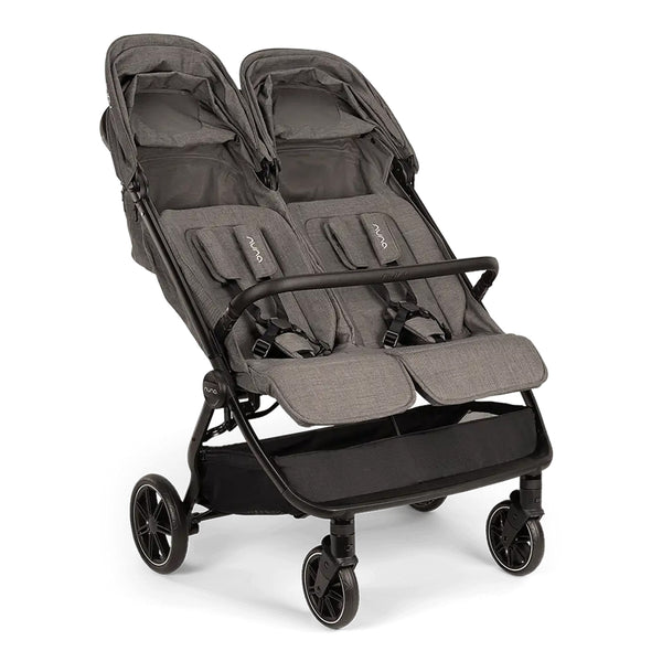 Nuna TRVL Dubl Twin Baby Stroller - Granite