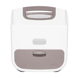 Ubbi Diaper Storage Caddy and Changing Mat - Taupe