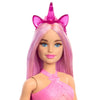Barbie Unicorn Doll With Pink Hair, Ombre Outfit And Unicorn Accessories