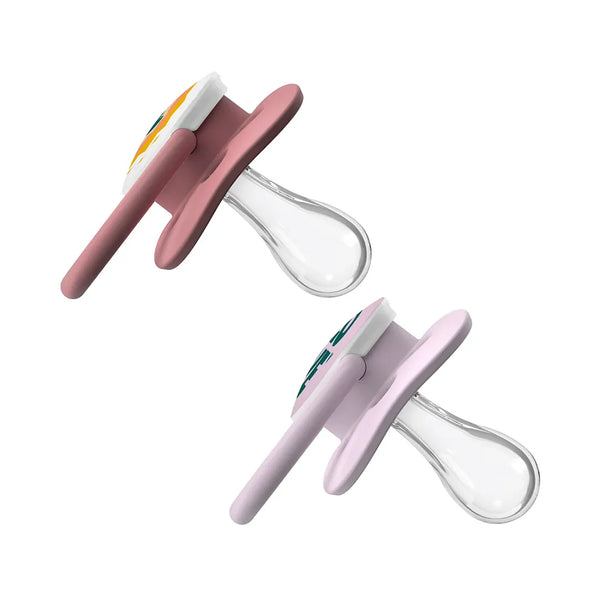 Dr. Browns Blue Space Advantage Pacifiers Stage 1, Pack of 2 - Lavender Love - Dezine Kids