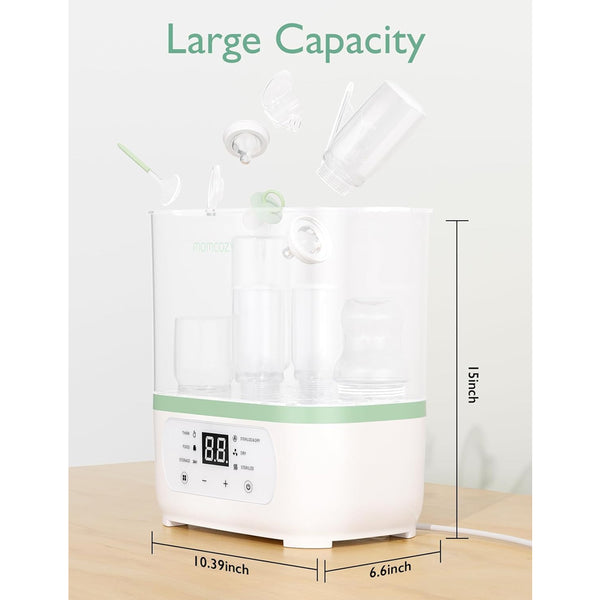 Momcozy Sterilizers & Warmer 8 in 1 Sterilizer and Dryer - White