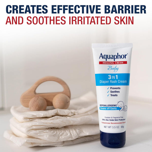 Aquaphor Baby 3 in 1 Diaper Rash Cream - 99g