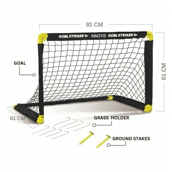 Innov8 Sports Folding Double Mini Soccer Goal Set
