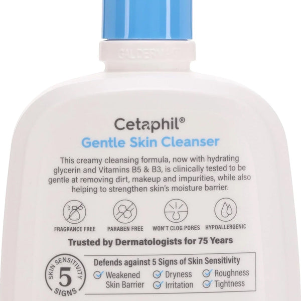 Cetaphil Gentle Skin Cleanser, Dry to Normal, Sensitive Skin - 591ml