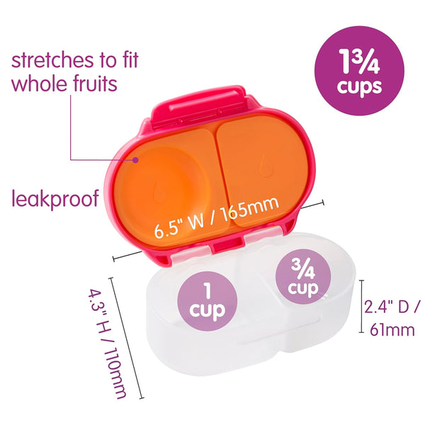B.Box Snack Box - Strawberry Shake Pink Orange