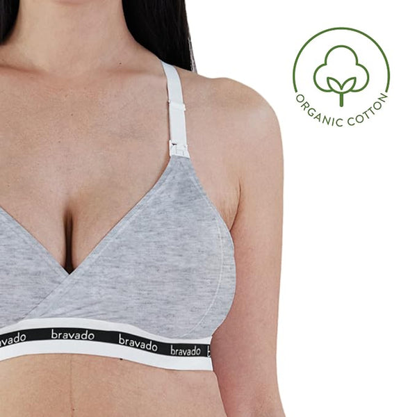 Bravado Original Nursing Bra For Cups B-D Sizes - Dove Heather