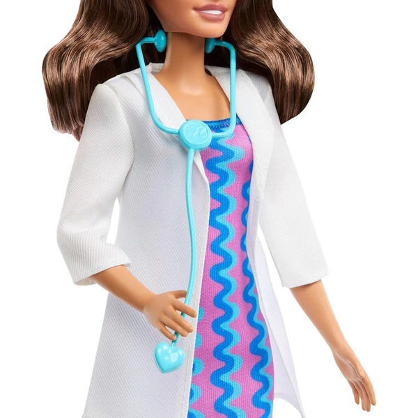 Barbie Careers Doctor Doll & Accessory, Fashion Doll Wearing Removable Look With Stethoscope