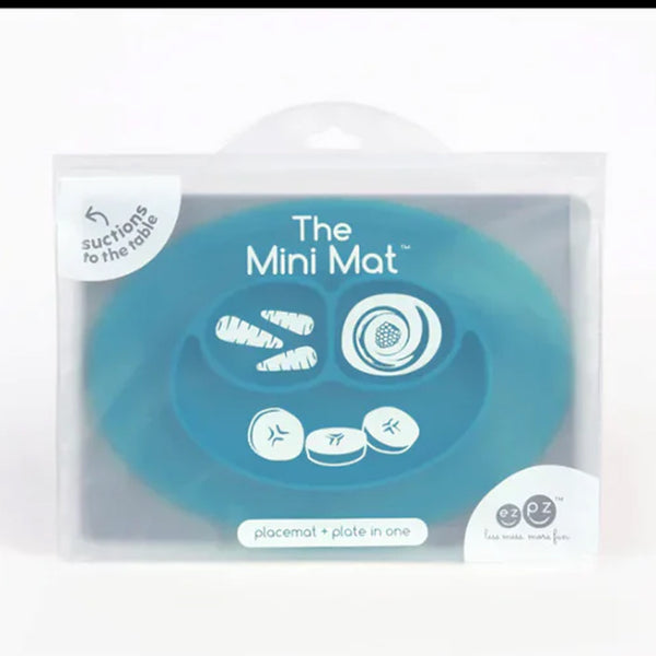 EzPz Mini Mat for Toddlers - Blue