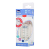 Chicco Well Being Glass Feeding Bottle for 2m+ 240ml Medium Flow - Pink