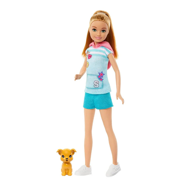 Barbie Stacie Doll with Pet Dog, from Barbie and Stacie to The Rescue Movie For Kids