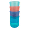 Dr.Browns Toddler Tumblers Stackable Open Training Cups, 18m+, Pack of 4 - Dezine Kids