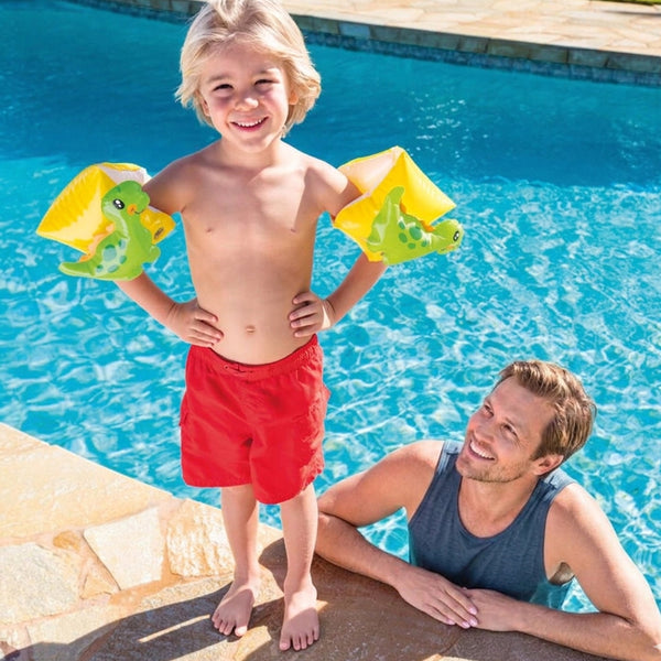 Intex Dinosaur Inflatable Swimming Arm Bands - Dezine Kids