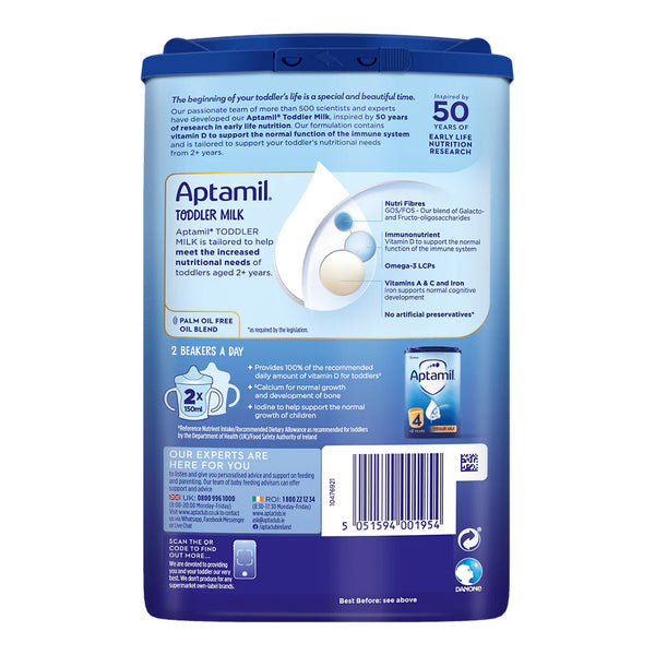 Aptamil Toddler Milk Formula Stage 4, 2-3 Years 800g - Dezine Kids