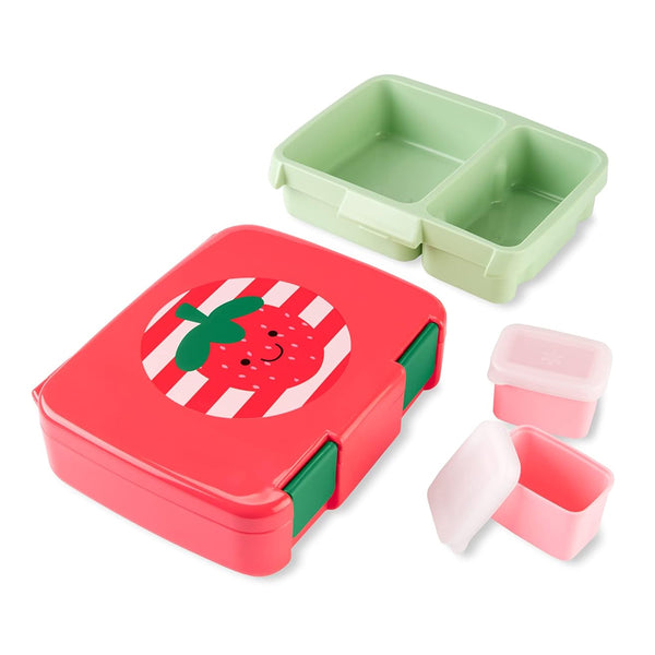 Skip Hop Lunch Box Spark Style Bento Lunch Box (3 to 6 Years) - Strawberry