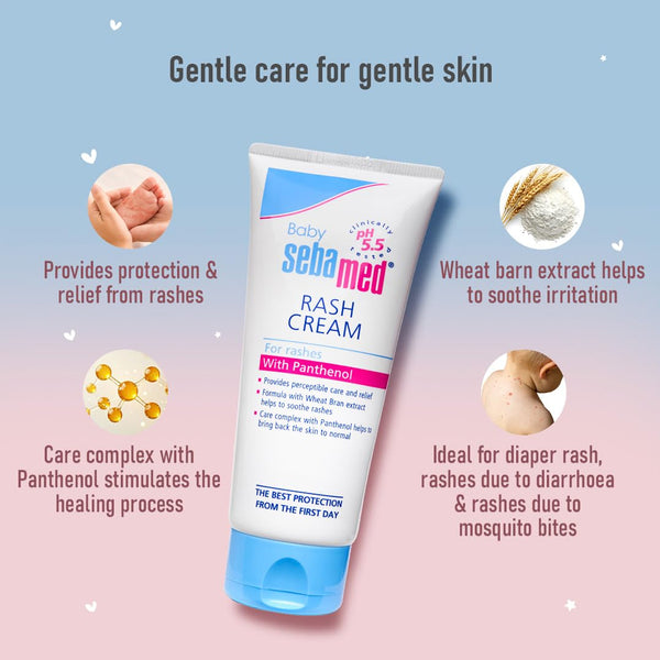 Sebamed Baby Rash Cream pH 5.5 Diaper Rash Relief - 100ml