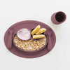 EzPz Mini Utensils for Toddlers (Spoon & Fork) - Mauve