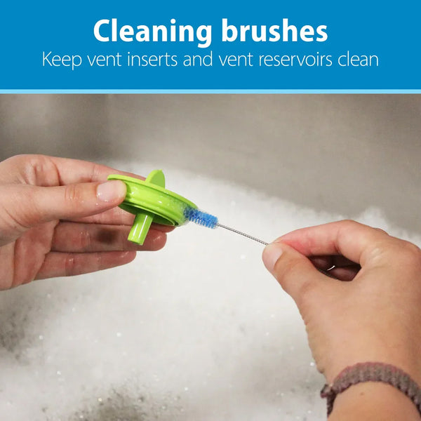 Dr.Browns Natural Flow Reusable Baby Bottle Cleaning Bristle Brush, Pack of 4 - Dezine Kids