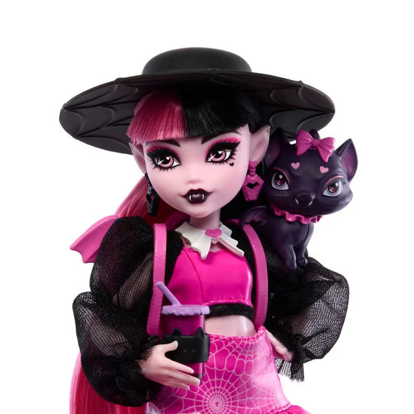Barbie Monster High Draculaura Fashion Doll With Pet Count Fabulous And Accessories