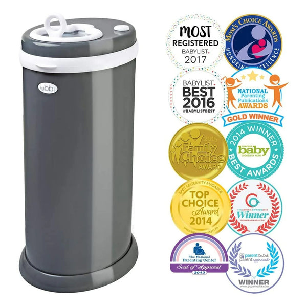 Ubbi Diaper Pail - Slate