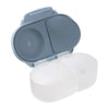 B.Box Leak Proof 2 sections Snackbox for Toddlers, Easy to Carry & BPA Free - Blue