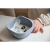 Beaba Silicone Suction Bowl, Non-Slip Baby Feeding Bowl, Ergonomic Design, Supple and Unbreakable Silicone BPA-Free - Pebble
