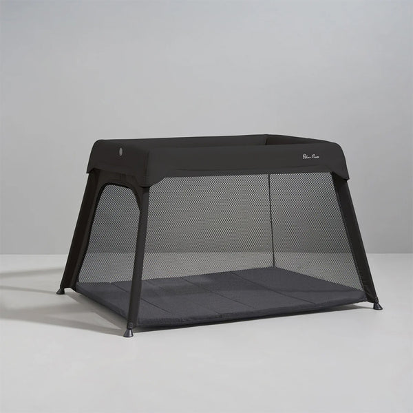 Silver Cross Slumber Carbon 3 in 1 Travel Cot - Carbon - Dezine Kids