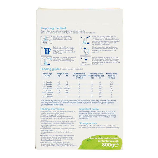 Hipp Comfort Milk Combiotic From Birth - 800g