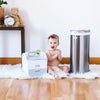 Ubbi Diaper Pail - Silver