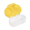 B.Box Leak Proof 2 sections Snackbox for Toddlers, Easy to Carry & BPA Free - Yellow