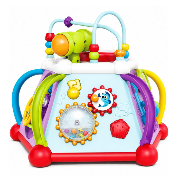 Hola 15 in 1 Discover Activity Cube: Interactive Toy for Toddlers - Dezine Kids