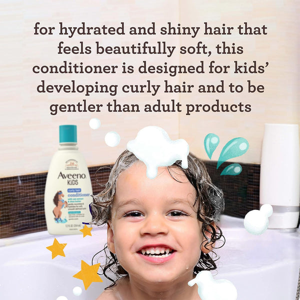 Aveeno Baby Kids Curly Hair Conditioner - 354ml