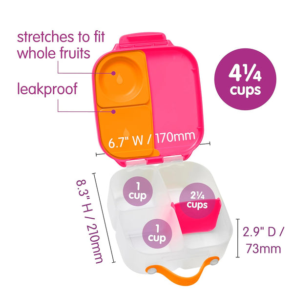 B.Box Mini Lunch Box - Strawberry Shake Pink Orange