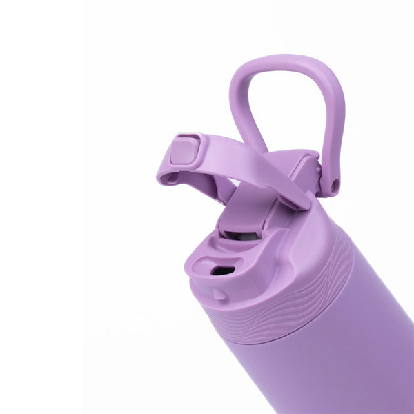 Kicups FlexiFlow Stainless Steel Water Bottle 750ml - Purple