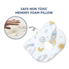 Hopop Head Shaping Memory Foam Pillow for Newborns - Dezine Kids